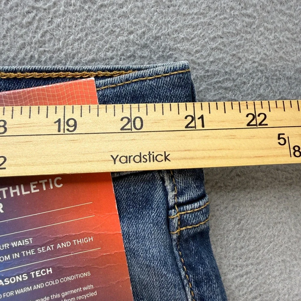 Levis 541 Athletic Taper Jeans Mens 42x36 Blue Cotton Stretch Workwear Classic